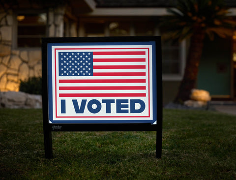 I Voted Yardsy Sign yard sign