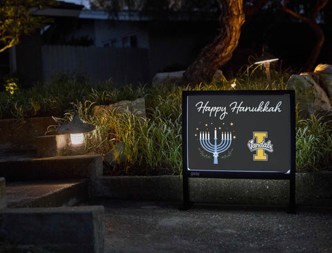 Idaho Happy Hanukkah Yardsy Sign yard sign