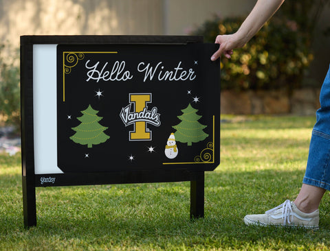 Idaho Hello Winter Yardsy Sign yard sign