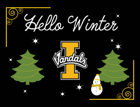 Idaho Hello Winter Yardsy Sign yard sign