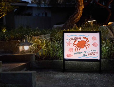 If Crabby Yardsy Sign yard sign