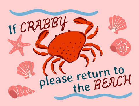 If Crabby Yardsy Sign yard sign