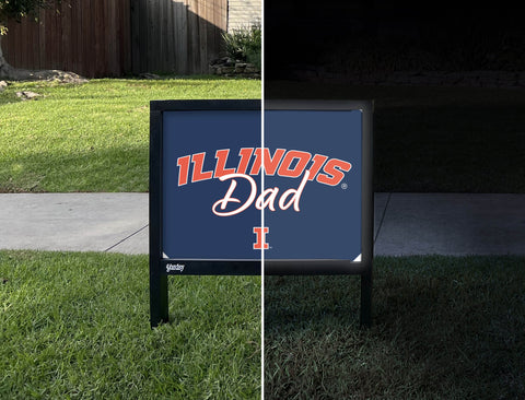 Illinois Dad Yardsy Sign yard sign