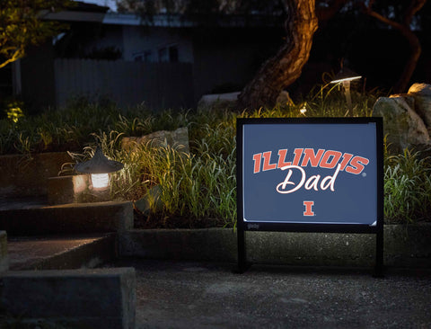 Illinois Dad Yardsy Sign yard sign