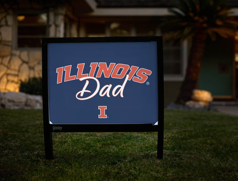 Illinois Dad Yardsy Sign yard sign