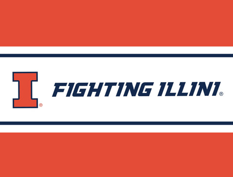 Illinois Fighting Illini Orange V2 Yardsy Sign yard sign