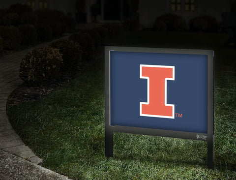 Illinois Primary Mark Blue Yardsy Sign