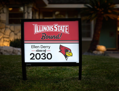 Illinois State College Bound Custom Yardsy Sign yard sign