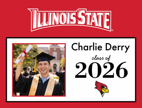 Illinois State Graduate Custom Yardsy Sign yard sign