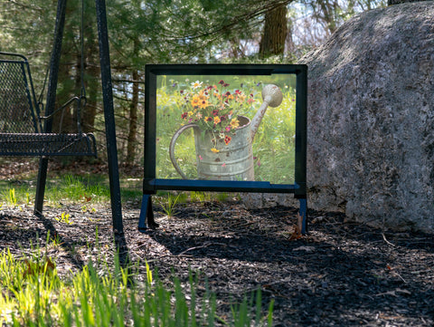 Any Can Will Do Wildflower Garden Print Yardsy Sign