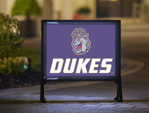 Duke Dog Purple Dukes Yardsy Sign