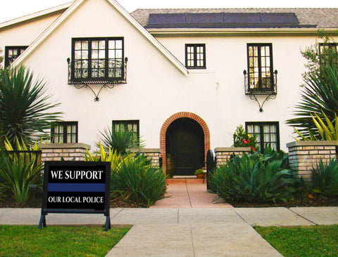 We Support Our Local Police Yardsy Sign