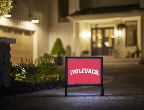 NC State Wolfpack Red Yardsy Sign