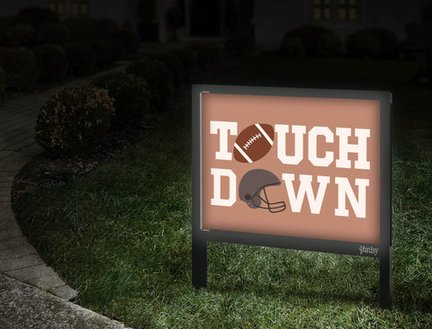 Touch Down Yardsy Sign