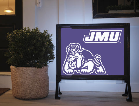 JMU Purple Duke Dog Yardsy Sign