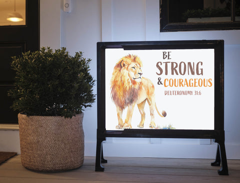 Be Strong Yardsy Sign