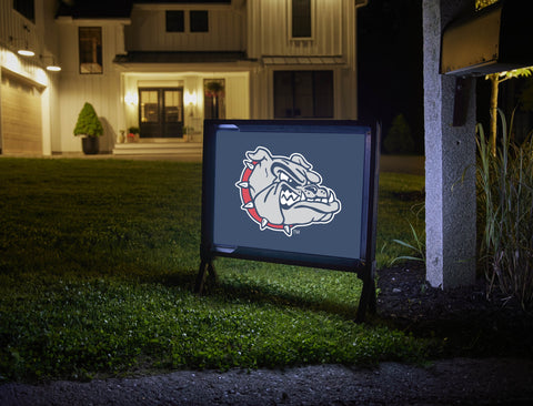 Gonzaga Bulldog Mascot Blue Yardsy Sign