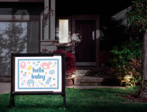 Hello Baby Yardsy Sign