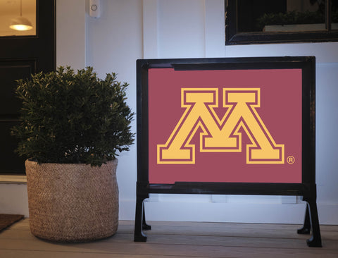 Minnesota M Maroon Yardsy Sign