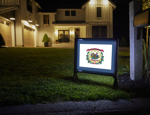 West Virginia State Flag Yardsy Sign