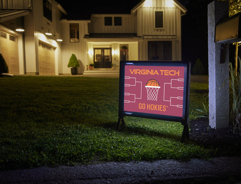 Virginia Tech Basketball Yardsy Sign