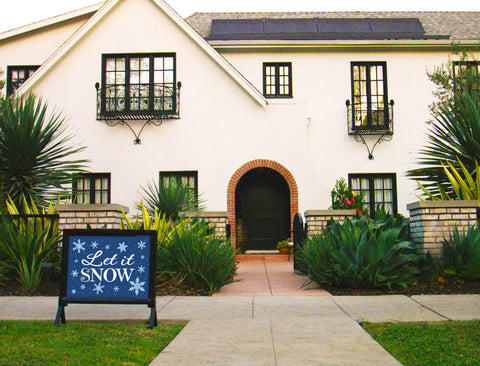 Let It Snow Yardsy Sign