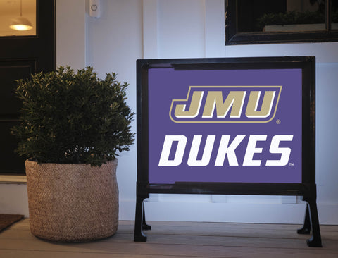 JMU Dukes Purple Yardsy Sign