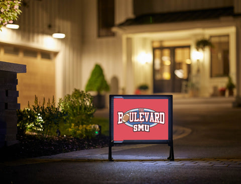 SMU Boulevard Yardsy Sign
