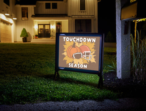 Touchdown Season Yardsy Sign