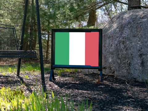 Flag Italy Yardsy Sign