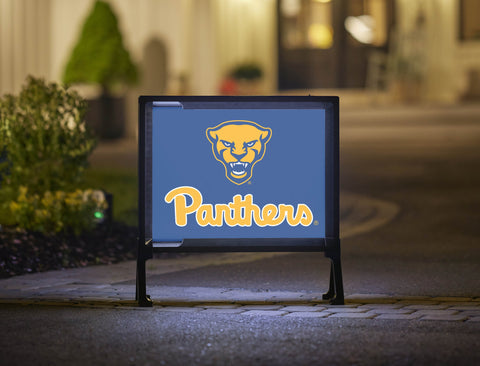 Pittsburgh Pitt Panthers Game Royal Yardsy Sign