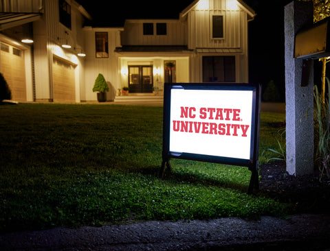 NC State University White Yardsy Sign
