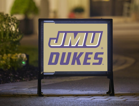 JMU Dukes Gold Yardsy Sign