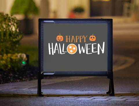 Happy Halloween Tennessee Volunteers Yardsy Sign