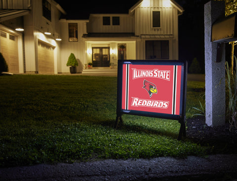 Illinois State Redbirds Head Red Yardsy Sign