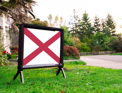 Alabama State Flag Yardsy Sign