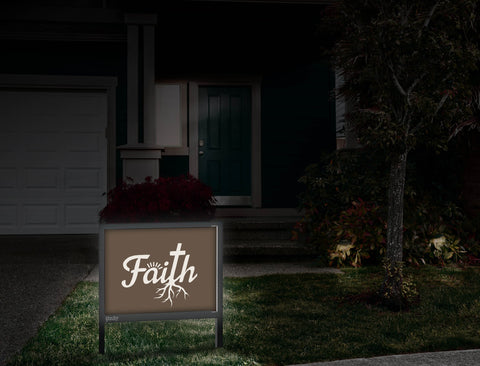 Faith Roots Yardsy Sign