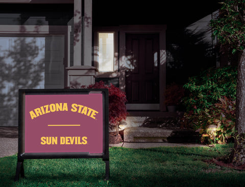 Arizona State Sun Devils Maroon Yardsy Sign
