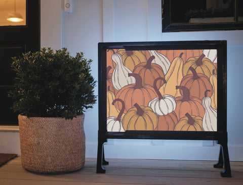 Autumn Gourds Autumn Yardsy Sign