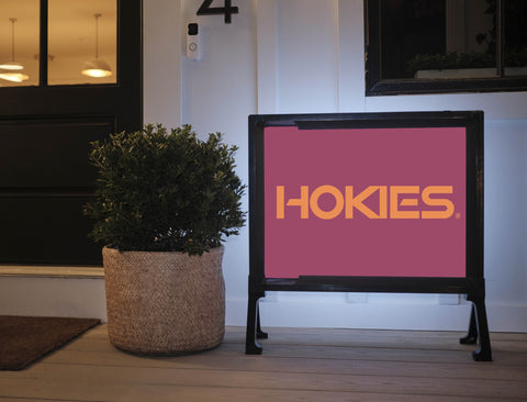 Virginia Tech Hokies Maroon Yardsy Sign