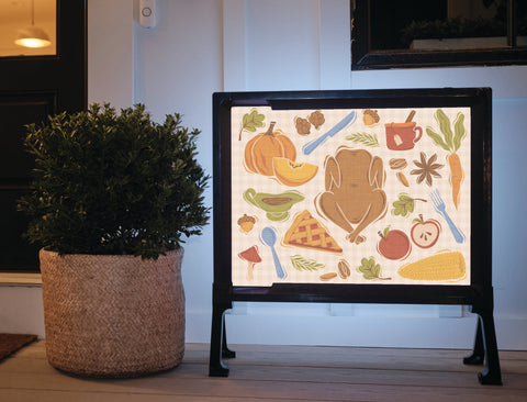 Thanksgiving Feast Yardsy Sign