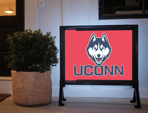 UConn Huskies Color Block Yardsy Sign