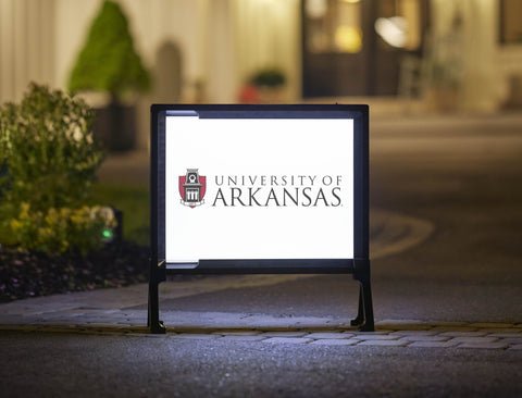 Arkansas Institutional Mark White Yardsy Sign