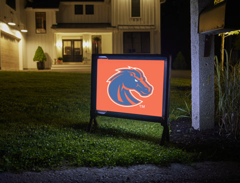 Boise State Broncos Primary Mark Orange Yardsy Sign