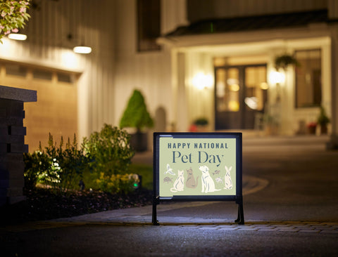 National Pet Day Yardsy Sign