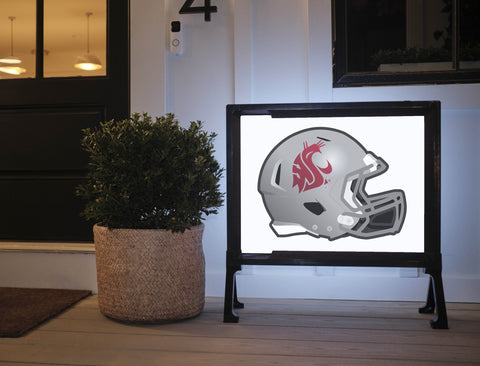 Washington State Gray Helmet Mark White Yardsy Sign