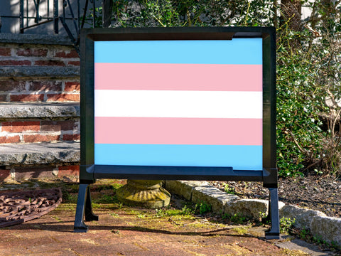 Transgender Pride Flag Yardsy Sign