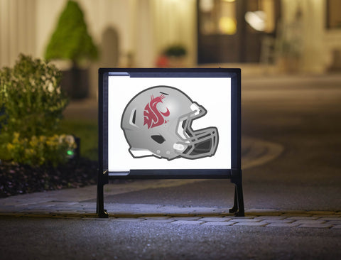 Washington State Gray Helmet Mark White Yardsy Sign