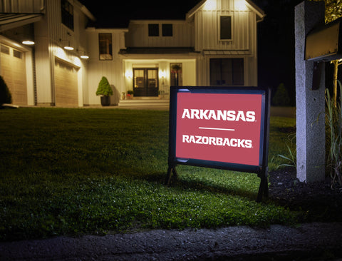 Arkansas Razorbacks Cardinal Yardsy Sign