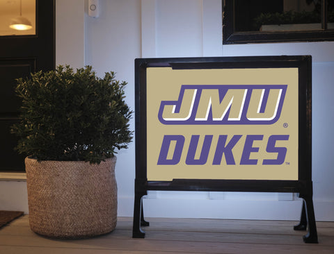 JMU Dukes Gold Yardsy Sign